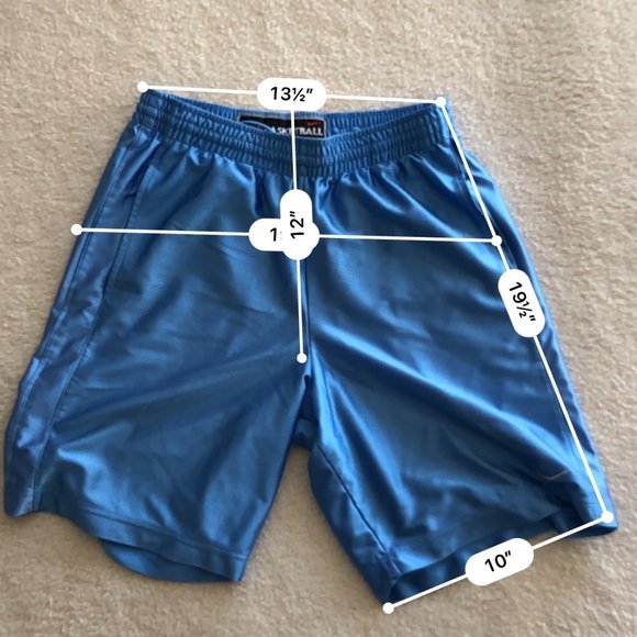 Nike Light Blue Basketball Shorts M - Picture 5 of 6